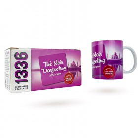 LOT BOITE THE DARJEELING 1336 & MUG ASSORTI