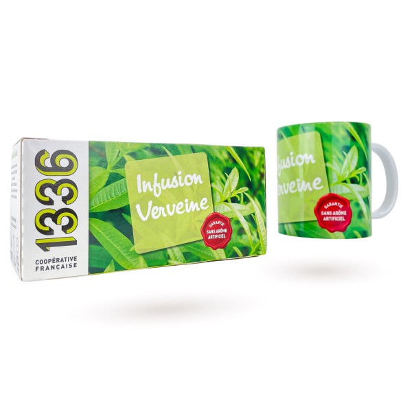 Lot boite Infusion Verveine & Grande Tasse assortie