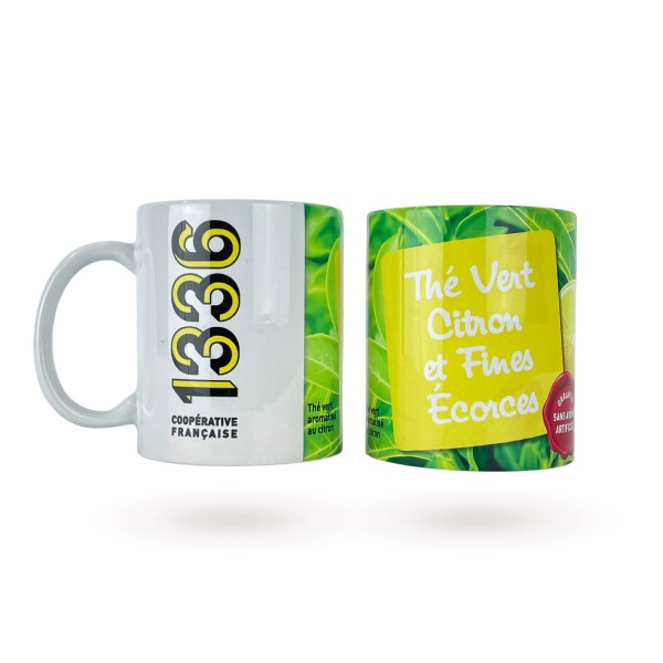 GRANDE TASSE THE VERT CITRON FINES ECORCES