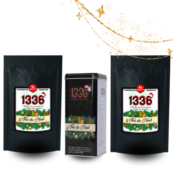 Coffret 3 tisanes vrac & 20 sachets noël