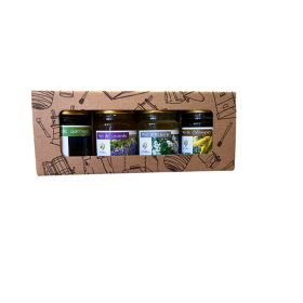 Coffret 4 miels certifiés Bio