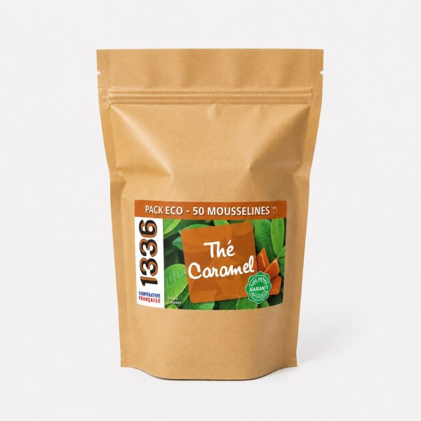 Pack Eco x50 Thé noir caramel 1336