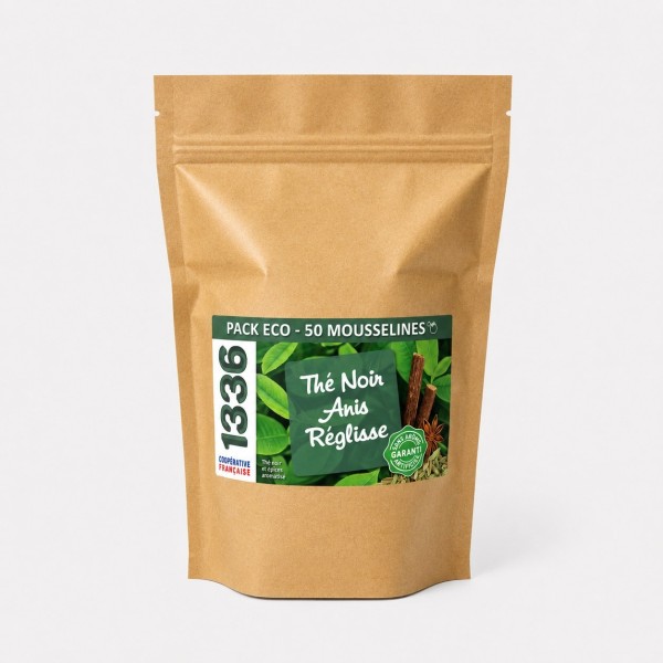Pack Eco x50 Thé noir Anis réglisse