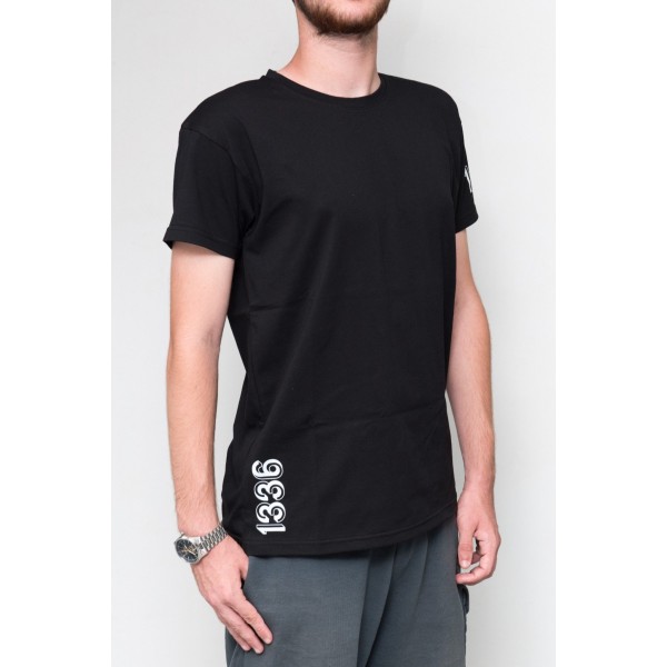 T-shirt noir Officiel 1336 Homme | Coton Bio & Fabrication Française