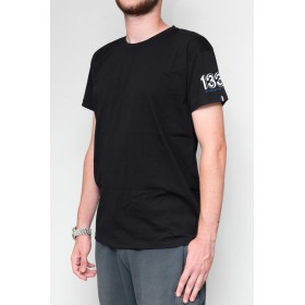 T-shirt noir Officiel 1336 Homme | Coton Bio & Fabrication Française