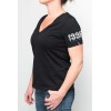 T-shirt Officiel  Noir 1336 Femme| Coton Bio & Fabrication Française