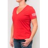 T-shirt Officiel  rouge 1336 Femme| Coton Bio & Fabrication Française