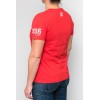 T-shirt Officiel  rouge 1336 Femme| Coton Bio & Fabrication Française